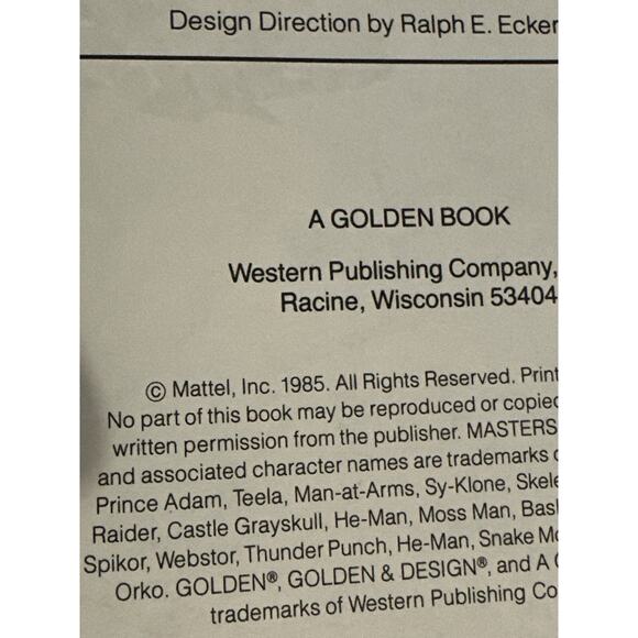 Masters of the Universe 1985 The River Of Ruin & He-Man Smells Trouble MOTU - Picture 4 of 4